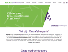 Tablet Screenshot of aestate.nl